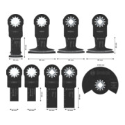 Bosch Set bois et métaux tendres, 9 pièces-4