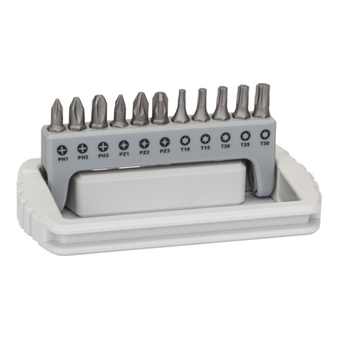 Bosch Set compact de 11 embouts de vissage extra durs avec porte-embout