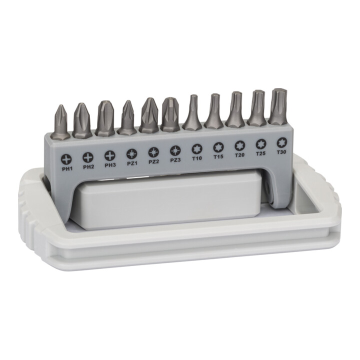 Bosch Set compact de 11 embouts de vissage extra durs avec porte-embout