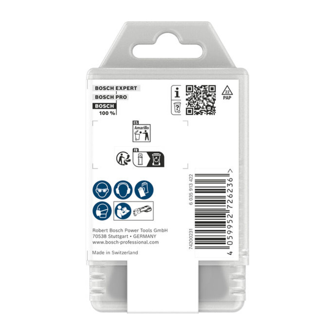 Bosch Set da 10 lame da immersione ATZ 52 SFC per materiali multipli, Starlock, 52 x 40 mm