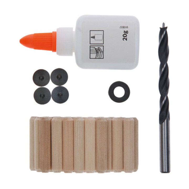 Bosch Set de 32 chevilles en bois, 8 mm