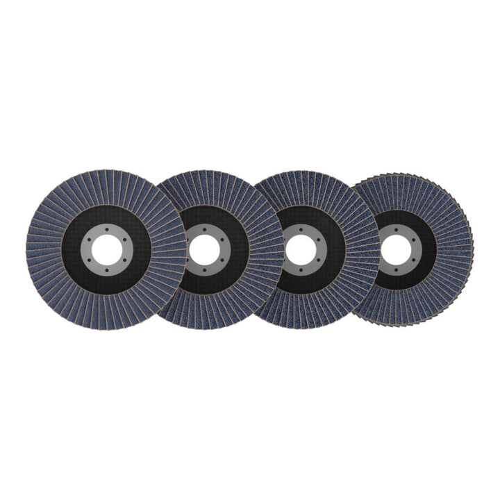 Bosch Set de disques abrasifs à lamelles X451, 115 × 22,23 mm, K40/K60/K80/K120, Z27, 15 pcs