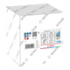 Bosch Set de disques abrasifs à lamelles X451, 115 × 22,23 mm, K40/K60/K80/K120, Z29, 15 pcs