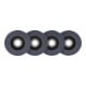 Bosch Set de disques abrasifs à lamelles X451, 115 × 22,23 mm, K40/K60/K80/K120, Z29, 60 pcs