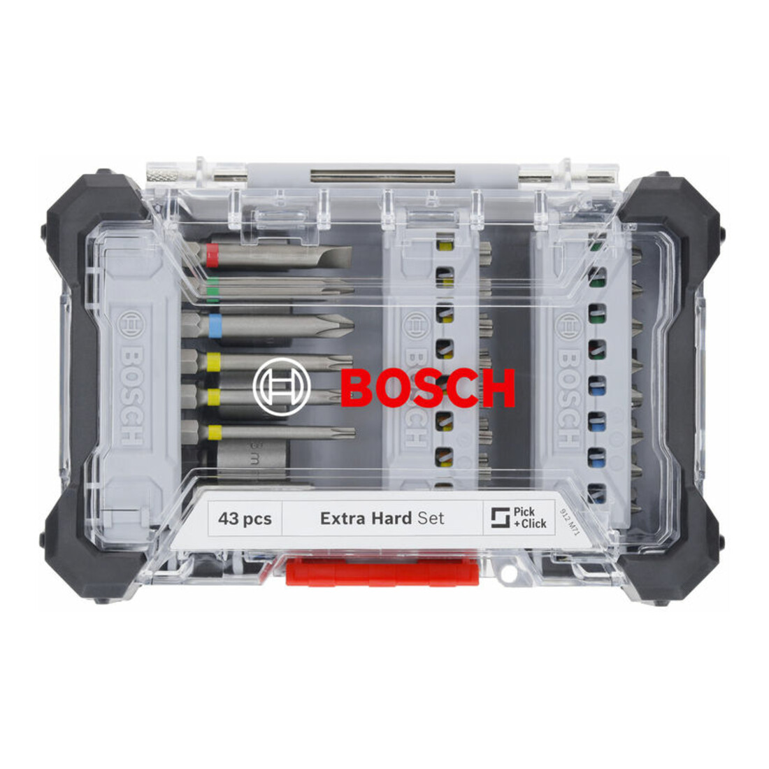 Bosch Set de embouts de vissage Extra Dur, exposant, 43 pcs
