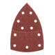 Bosch Set de feuilles abrasives pour ponceuse multi K=80 10 pièces