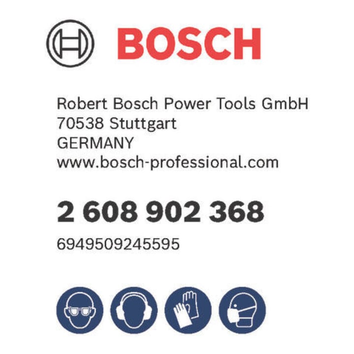 Bosch Set de forets à percussion CYL-9 4 pièces 4/5/6/8 mm EXPERT