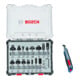 Bosch Set de fraises, 15 pièces, incluant un cutter gratuit-2