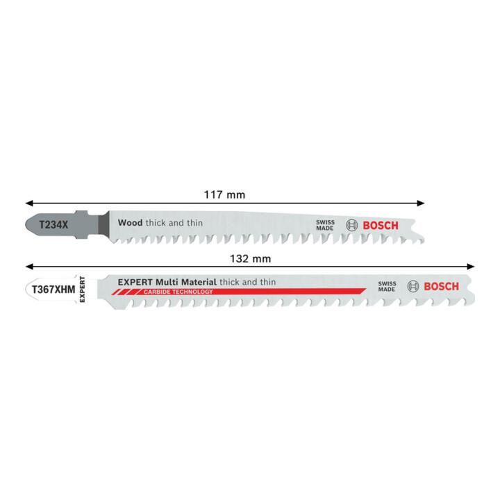 Bosch Set de lames de scie sauteuse T234X+EXPERT T367XHM 26 pièces Multi Material
