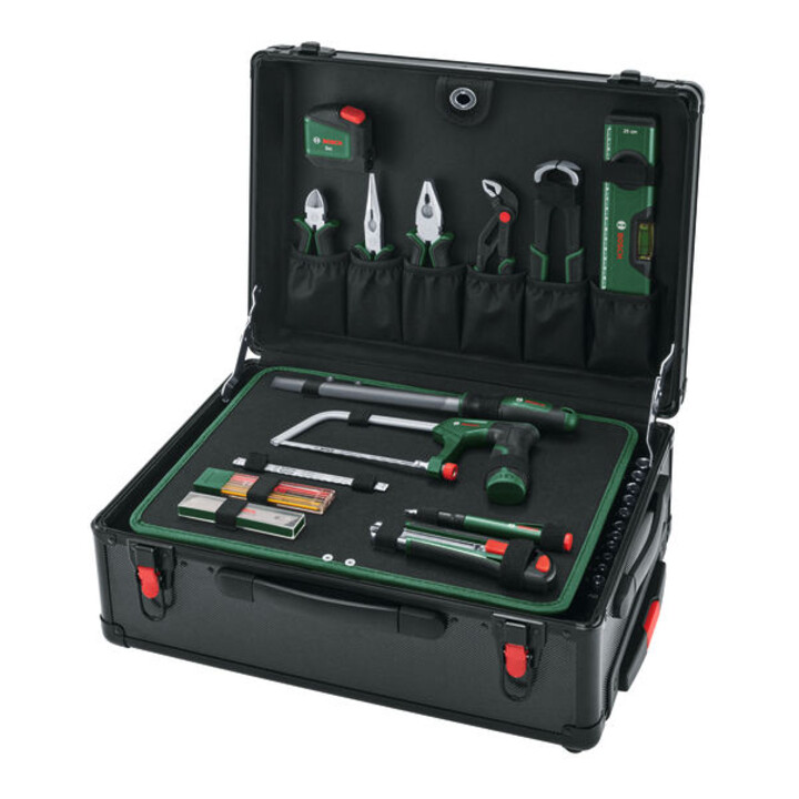 Bosch Set de mallettes à roulettes pour outils à main, 119 pièces