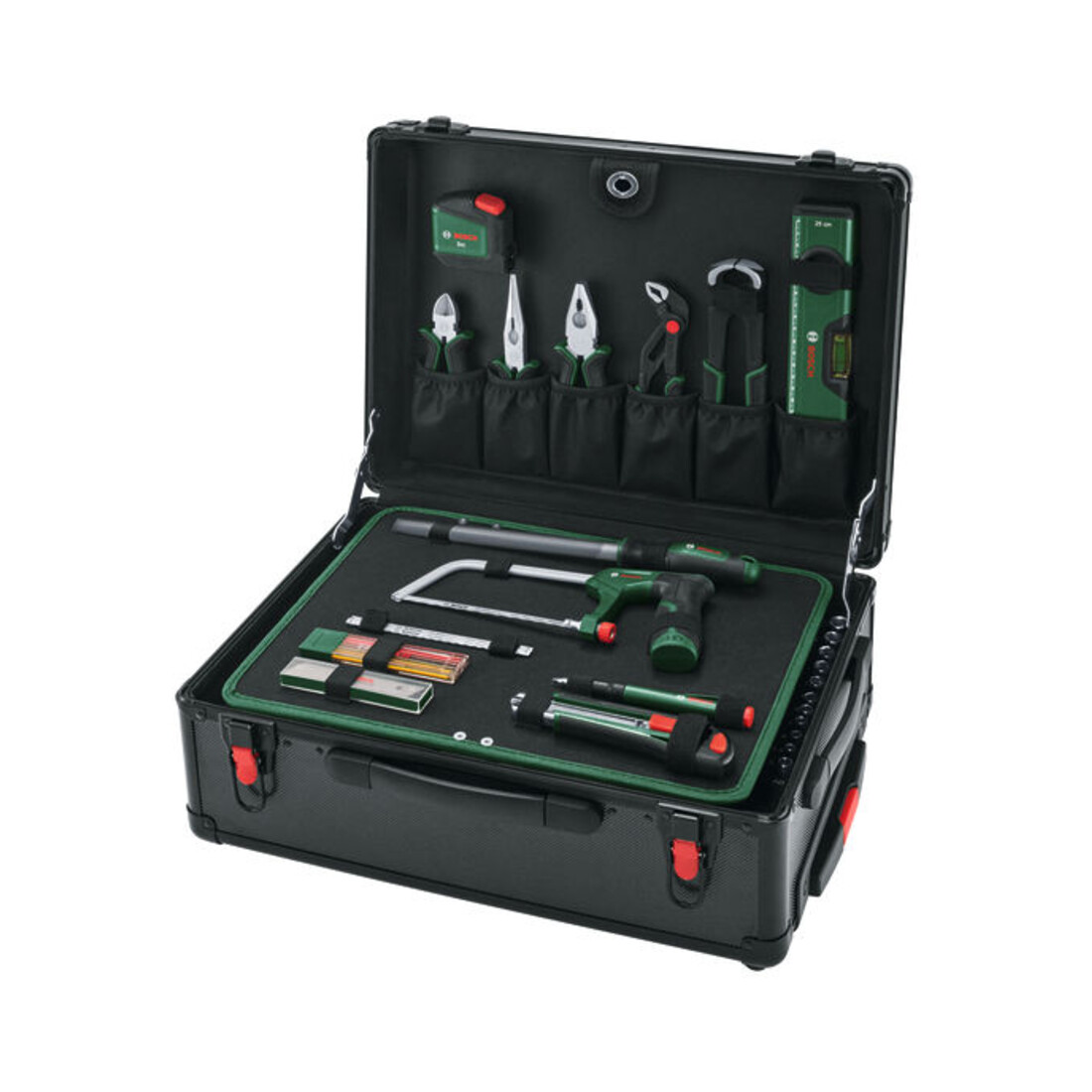 Bosch Set de mallettes à roulettes pour outils à main, 119 pièces