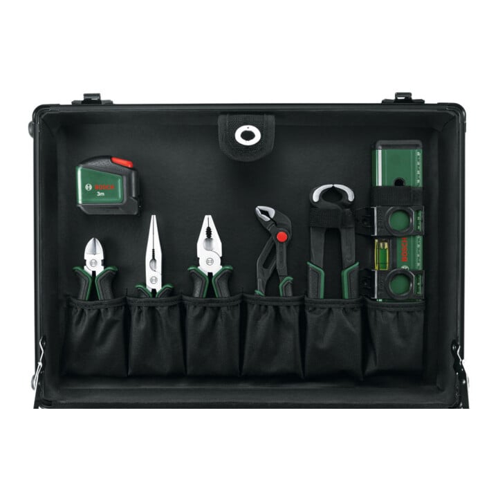 Bosch Set de mallettes à roulettes pour outils à main, 119 pièces