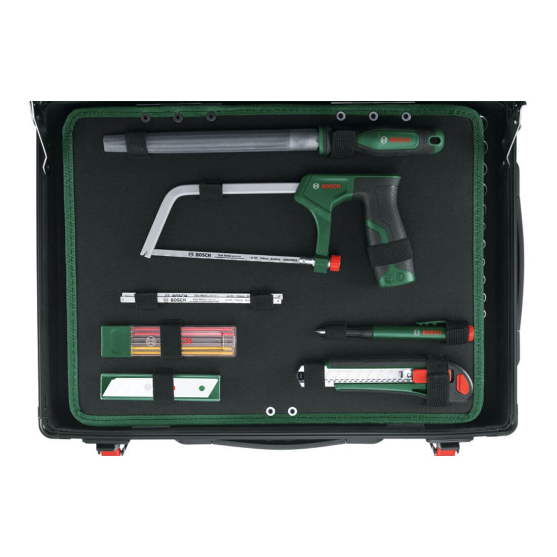 Bosch Set de mallettes à roulettes pour outils à main, 119 pièces