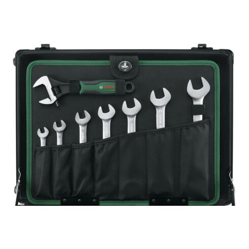 Bosch Set de mallettes à roulettes pour outils à main, 119 pièces