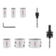 Bosch Set de scies-cloches multi-matériaux avec filetage, 20; 25; 32; 38; 51; 64 x 40 mm
