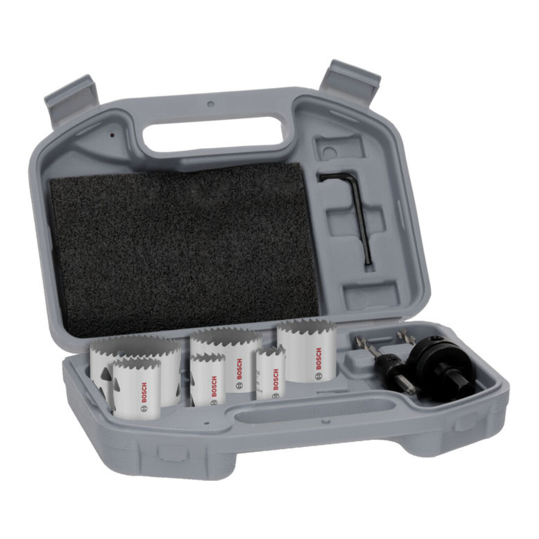 Bosch Set de scies-cloches multi-matériaux avec filetage, 20; 25; 35; 40; 51; 68 × 40 mm