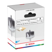 Bosch Set de scies-cloches pour bois et plaques de plâtre avec porte-foret, 25/32/38/44/51/57/63/68x28 mm-4