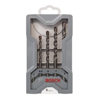 Bosch Set di 5 punte per calcestruzzo CYL-3, 5-8 mm
