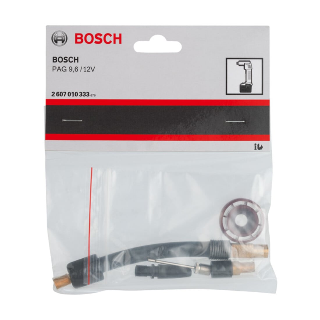 Bosch Set di accessori per pompa aria PAG