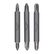 Bosch Set di bit a doppia lama 3pz. PH1 PH2 PH3 PH3 60mm