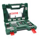 Bosch Set di bit e punte trapano V-Line con coltello pieghevole, asta magnetica, cacciavite offset-1