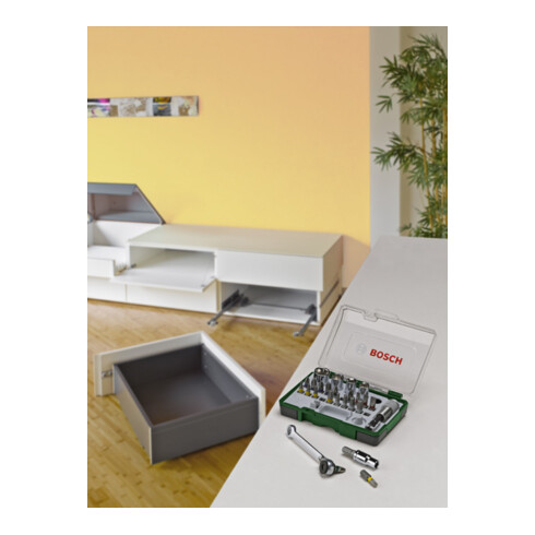 Bosch Set di bit per avvitatori e cricchetti, 27 pezzi
