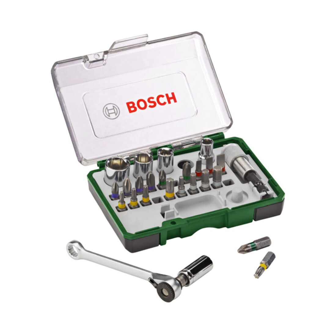 Bosch Set di bit per avvitatori e cricchetti, 27 pezzi