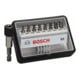 Bosch Set di bit per cacciavite Robust Line S, extra-duri, 8 + 1pz. 25mm TX-1