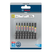Bosch Set di bit per giraviti Impact Control, 8 pz. 1 x T15 T40 2 x T20 T25 T30 50 mm-4