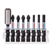 Bosch Set di bit per giraviti Impact Control, 8 pz. 2 x PH2 2x PZ2 T20 T25 T30 50 mm