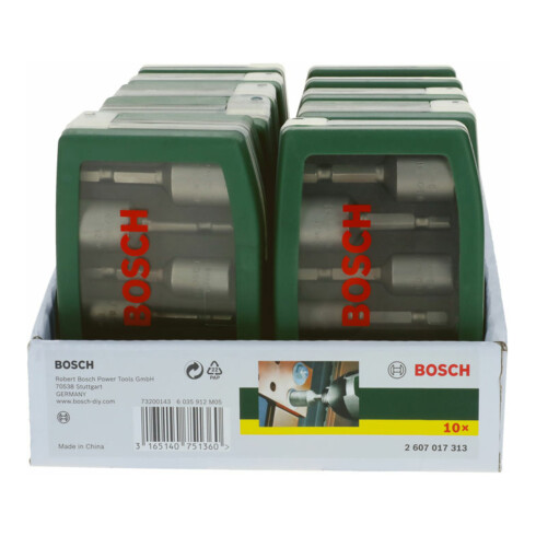 Bosch Set di chiavi a bussola, 6 pezzi