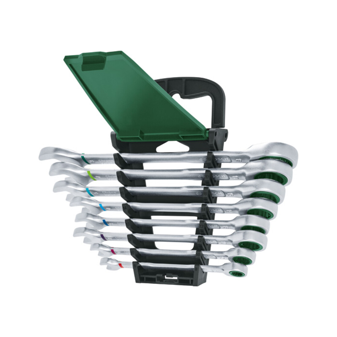Bosch Set di chiavi a cricchetto 8 pezzi