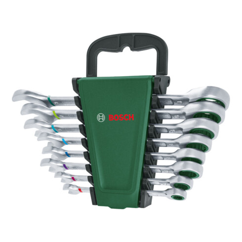 Bosch Set di chiavi a cricchetto 8 pezzi
