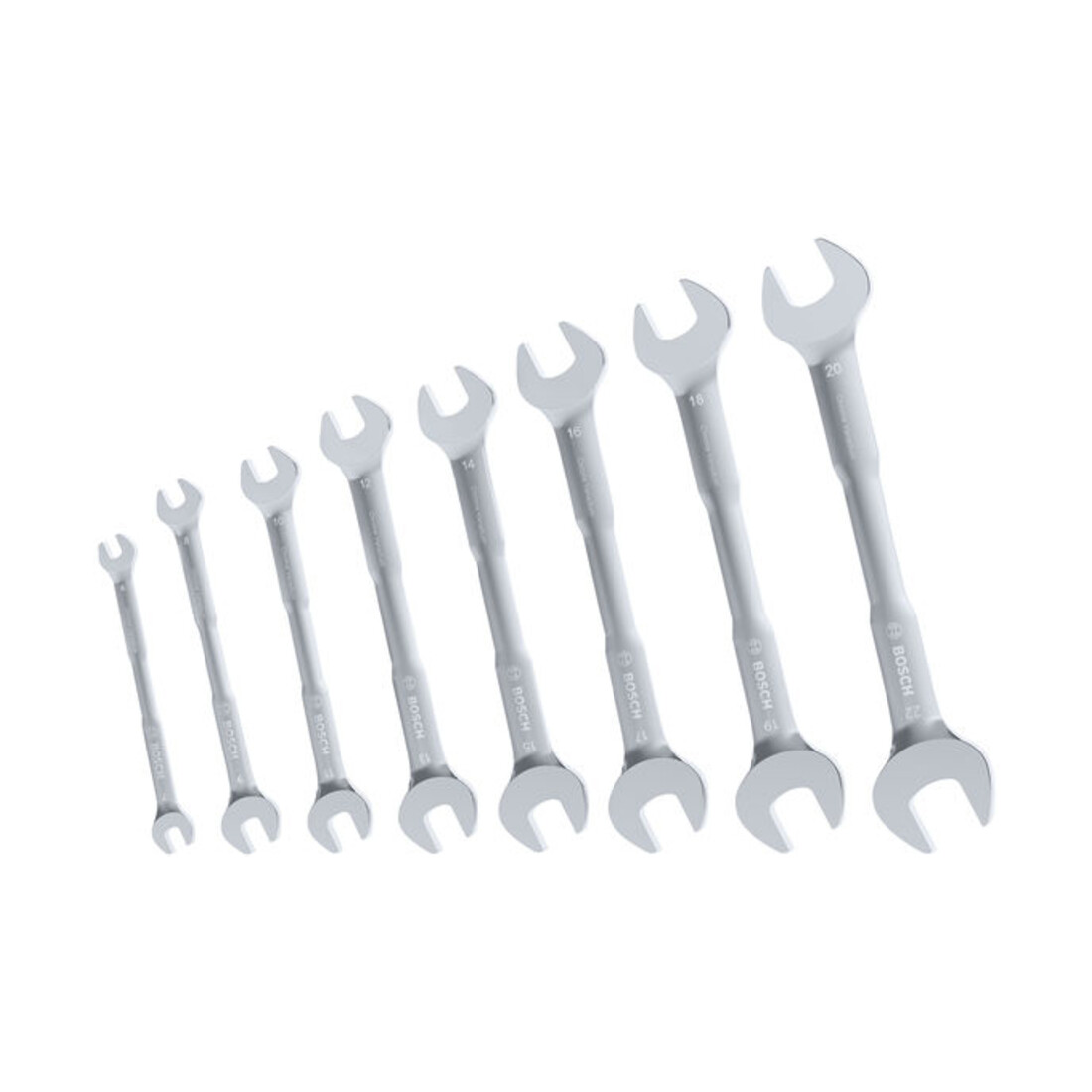Bosch Set di chiavi combinate doppie 8 pezzi