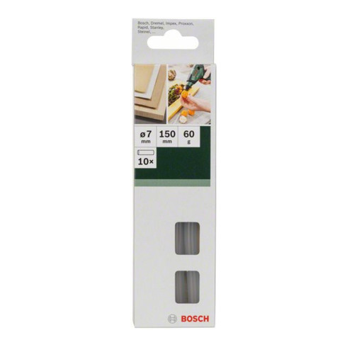 Bosch Set di colla stick Cristal, 7x150mm, 60g