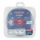 Bosch Set di dischi abrasivi lamellari e per troncatura X-LOCK, 5 pezzi, 125 mm, CMW-2