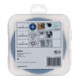 Bosch Set di dischi abrasivi lamellari e per troncatura X-LOCK, 5 pezzi, 125 mm, CMW-2