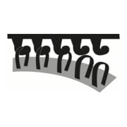 Bosch Set di fogli abrasivi, 10 pz., 70x125mm, 80 - 240-5