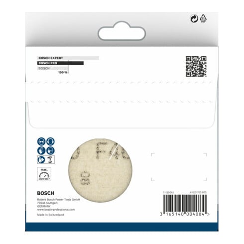 Bosch Set di fogli abrasivi F460 Expert per legno e vernice 125mm, 40 - 180