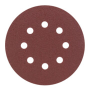 Bosch Set di fogli abrasivi per levigatrice rotorbitale, non perforati, 125mm