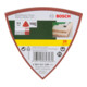 Bosch Set di fogli abrasivi per levigatrici Delta, 25pz., 6 fori, velcro, 93mm, 180-3