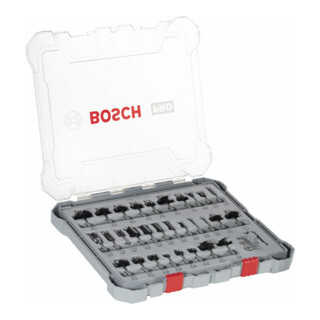 Bosch Set di frese con codolo da 6 mm, 30 pezzi