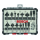 Bosch Set di frese con codolo da 8 mm, 15 pezzi-2