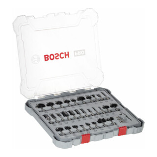 Bosch Set di frese con codolo da 8 mm, 30 pezzi