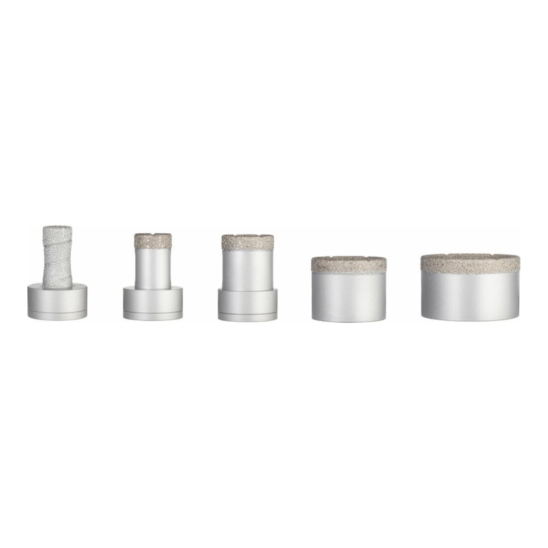 Bosch Set di frese diamantate X-LOCK Best for Ceramic Dry Speed 20 - 68 mm 5 pezzi