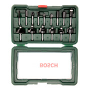 Bosch Set di frese -HM, 15pz., gambo Ø1/4"