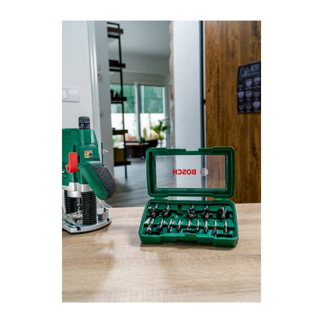 Bosch Set di frese -HM, 15pz., gambo Ø1/4"