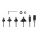 Bosch Set di frese per bordi e smussi con gambo da 1/4", 6pz.-4