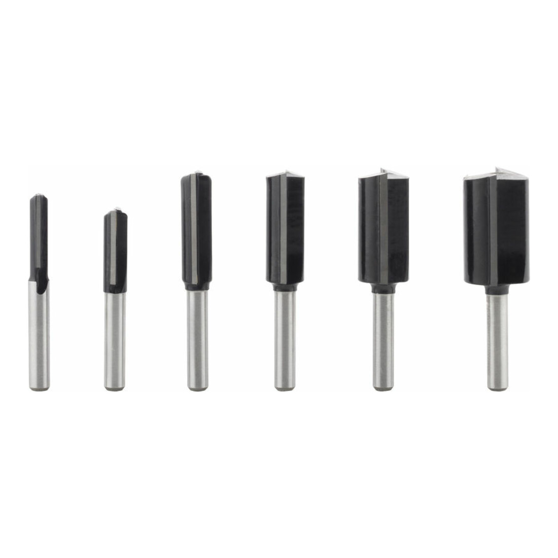 Bosch Set di frese per scanalature con codolo da 6 mm, 6 pezzi