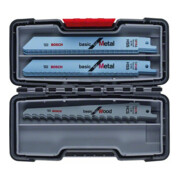 Bosch Set di lame per seghe frontali a gattuccio Wood and Metal Basic 15 pezzi-1